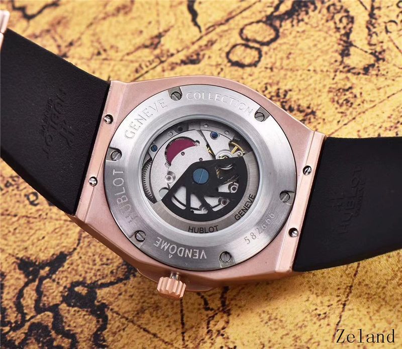 Men's Automatic Mechanical Watch 904L Stainless Steel 42mm-HB54