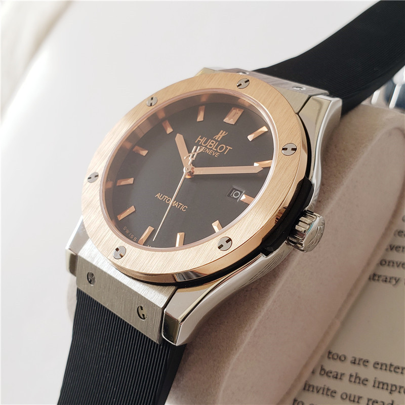Men's Automatic Mechanical Watch 904L Stainless Steel 42mm-HB65