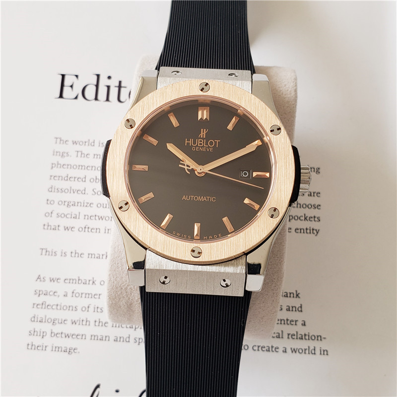 Men's Automatic Mechanical Watch 904L Stainless Steel 42mm-HB65