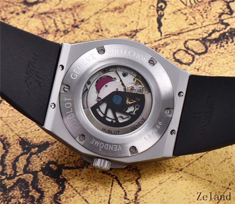 Men's Automatic Mechanical Watch 904L Stainless Steel 42mm-HB54