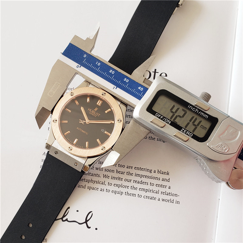 Men's Automatic Mechanical Watch 904L Stainless Steel 42mm-HB65