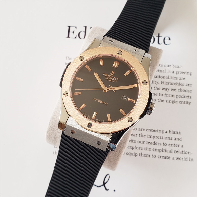 Men's Automatic Mechanical Watch 904L Stainless Steel 42mm-HB65