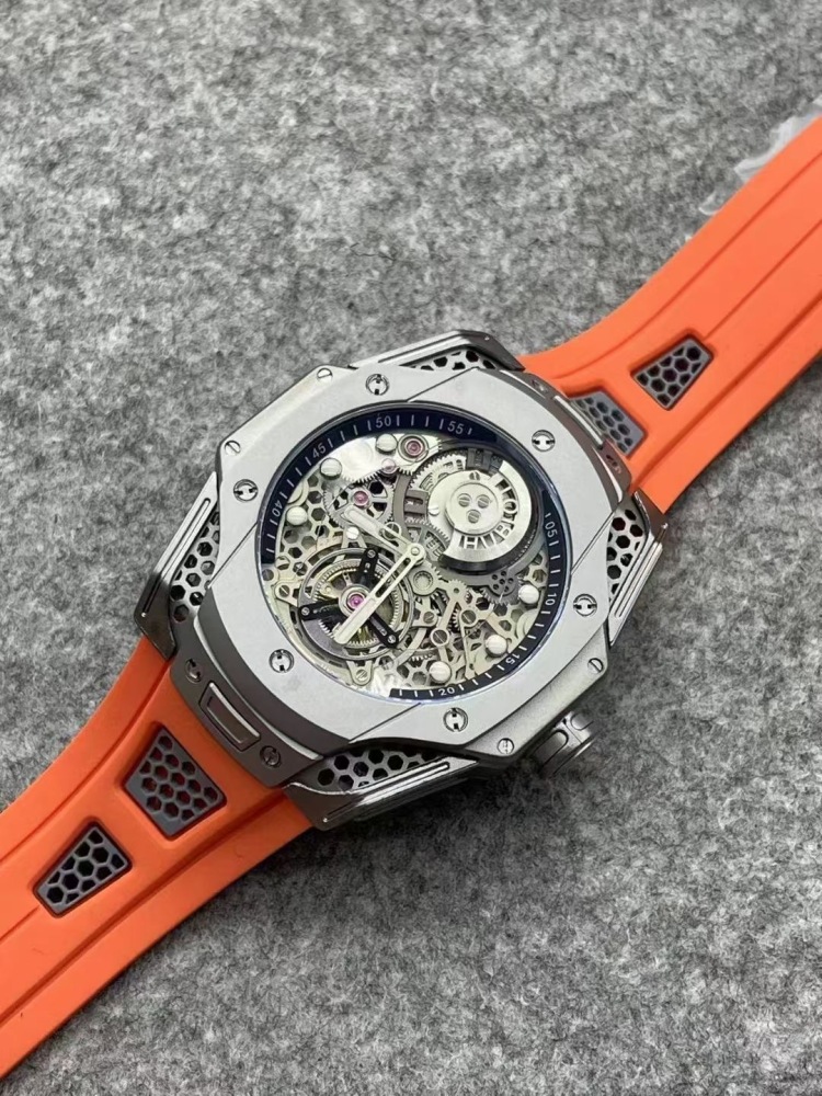 Men's Automatic Mechanical Watch 904L Stainless Steel 44mm-HB188