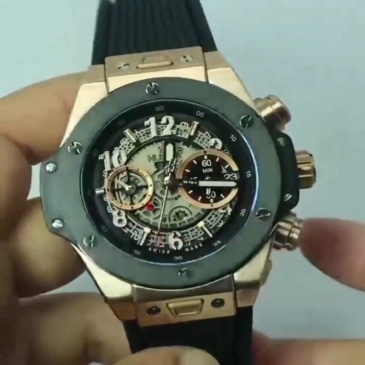 Men's Quartz Watch Chronograph 904L Stainless Steel 42mm-HB147