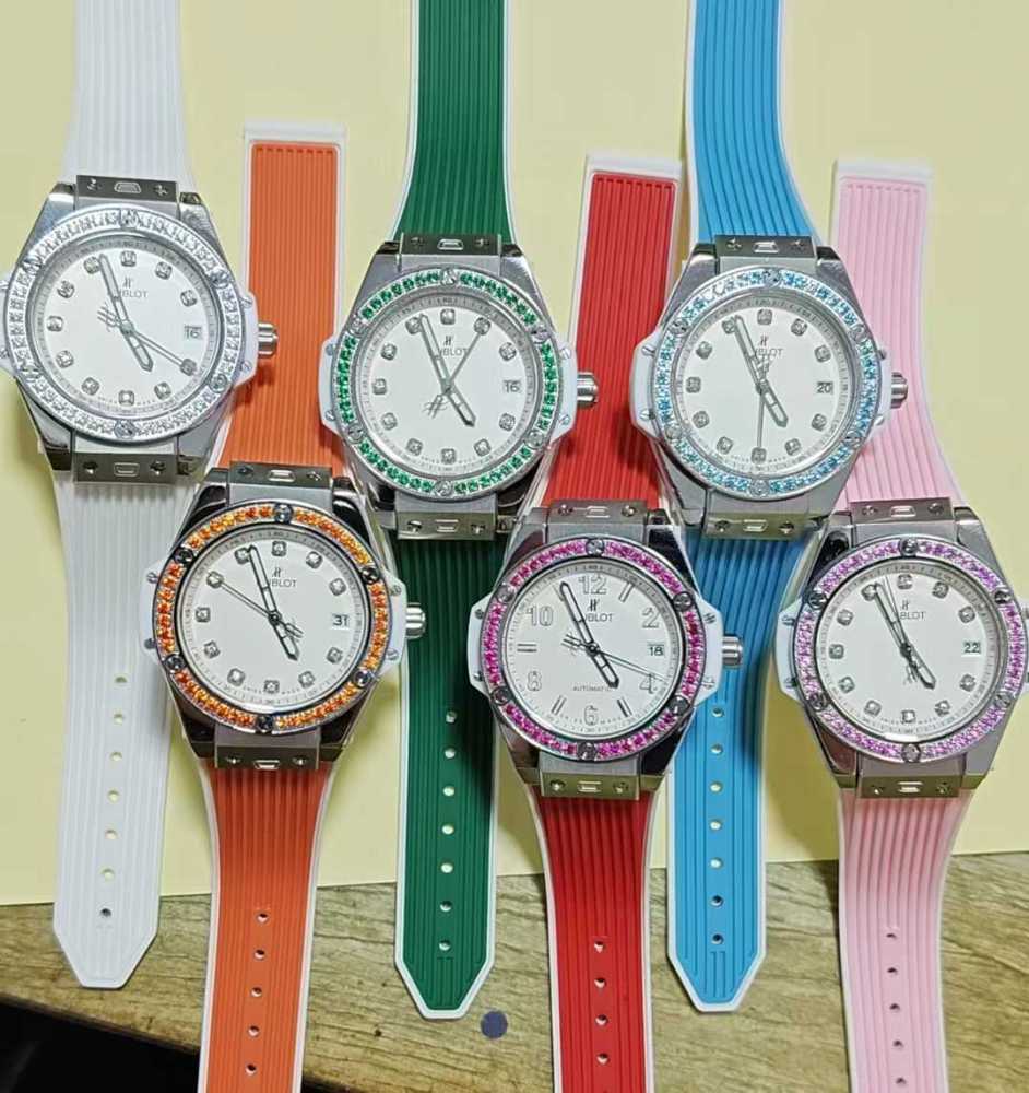 Women's  Quartz Watch Chronograph 904L Stainless Steel 38mm-HB185