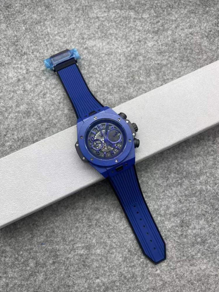 Men's Quartz Watch Chronograph 904L Stainless Steel 45mm-HB165