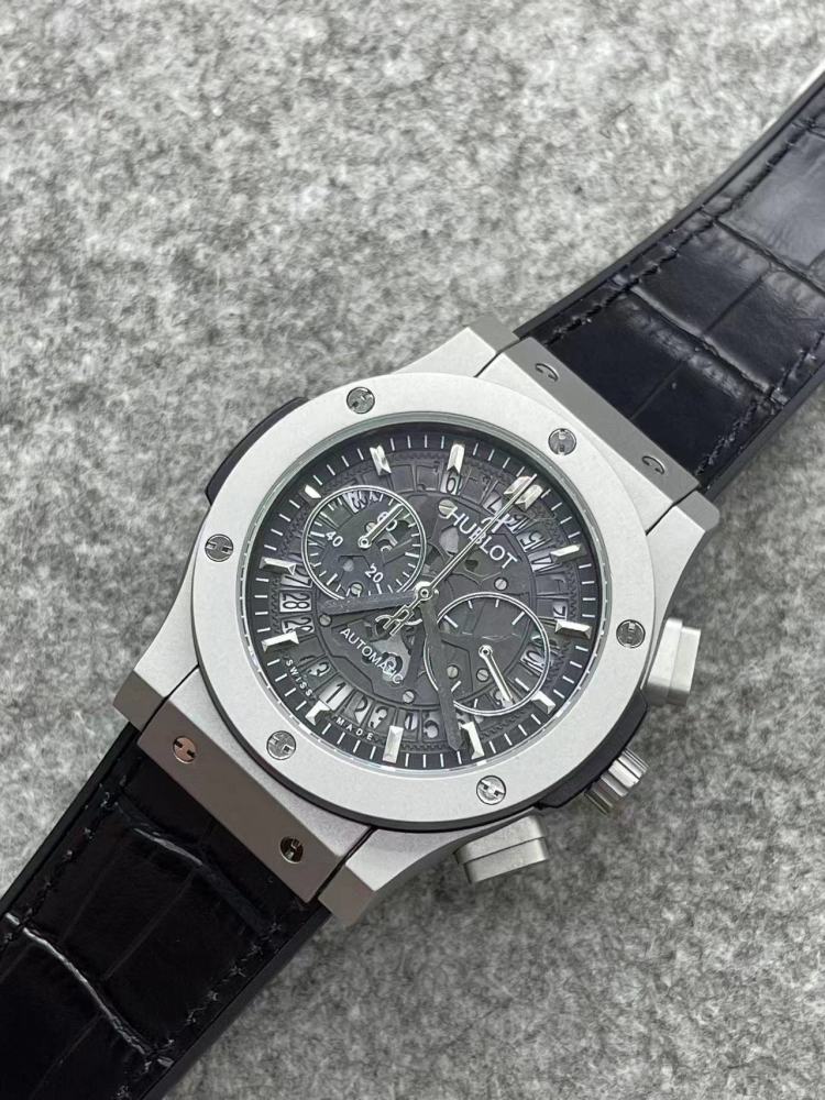 Men's Quartz Watch Chronograph 904L Stainless Steel 42mm-HB157