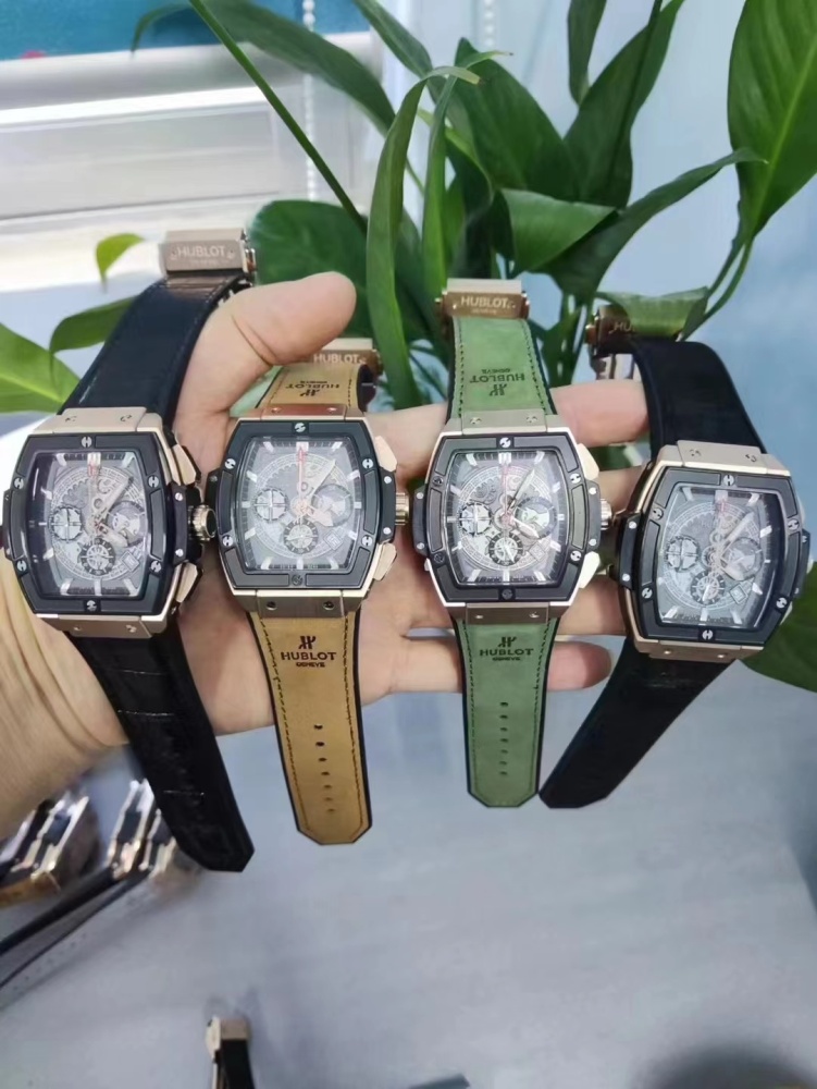 Men's Quartz Watch Chronograph 904L Stainless Steel 42mm-HB151