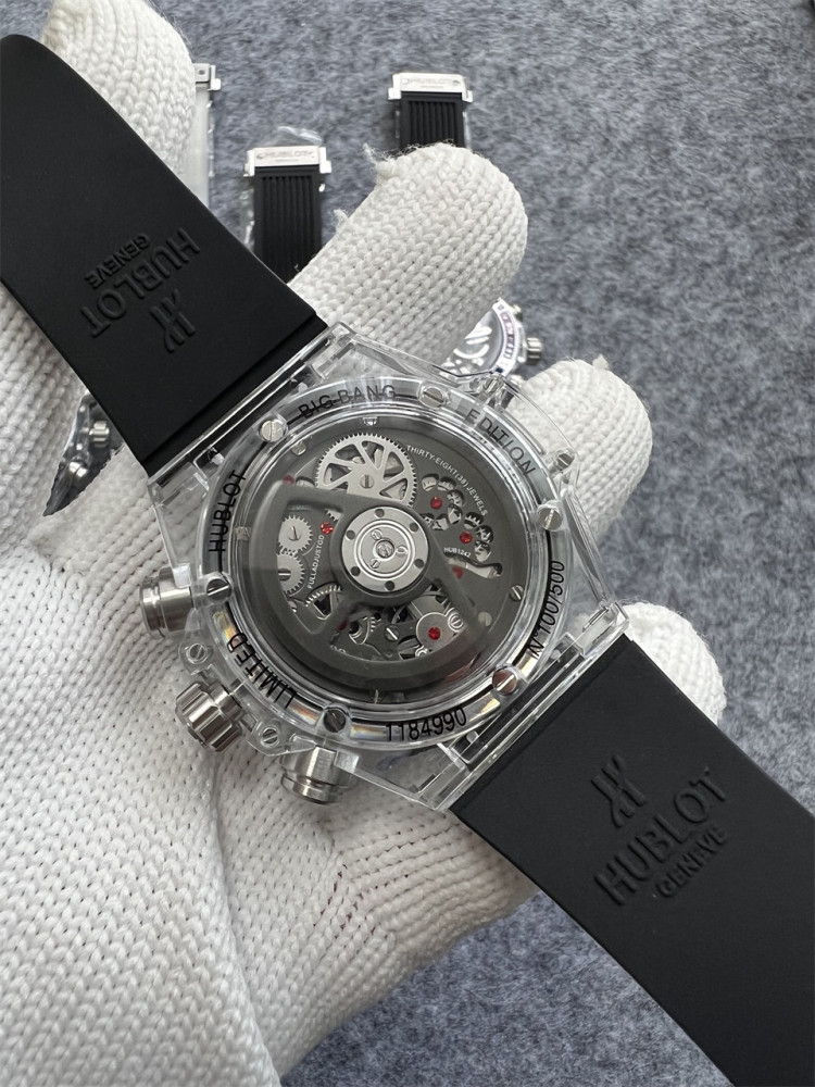 Men's Quartz Watch Chronograph 904L Stainless Steel 42mm-HB170