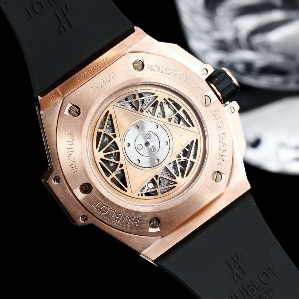 Men's Quartz Watch Chronograph 904L Stainless Steel 45mm-HB161