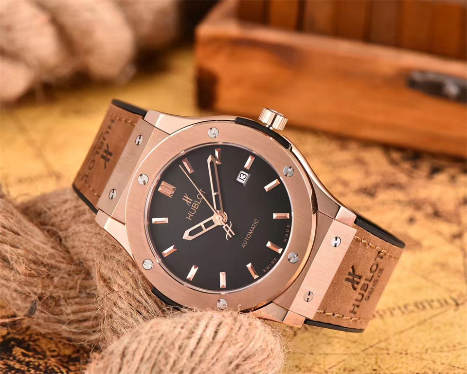 Men's Automatic Mechanical Watch 904L Stainless Steel 42mm-HB140