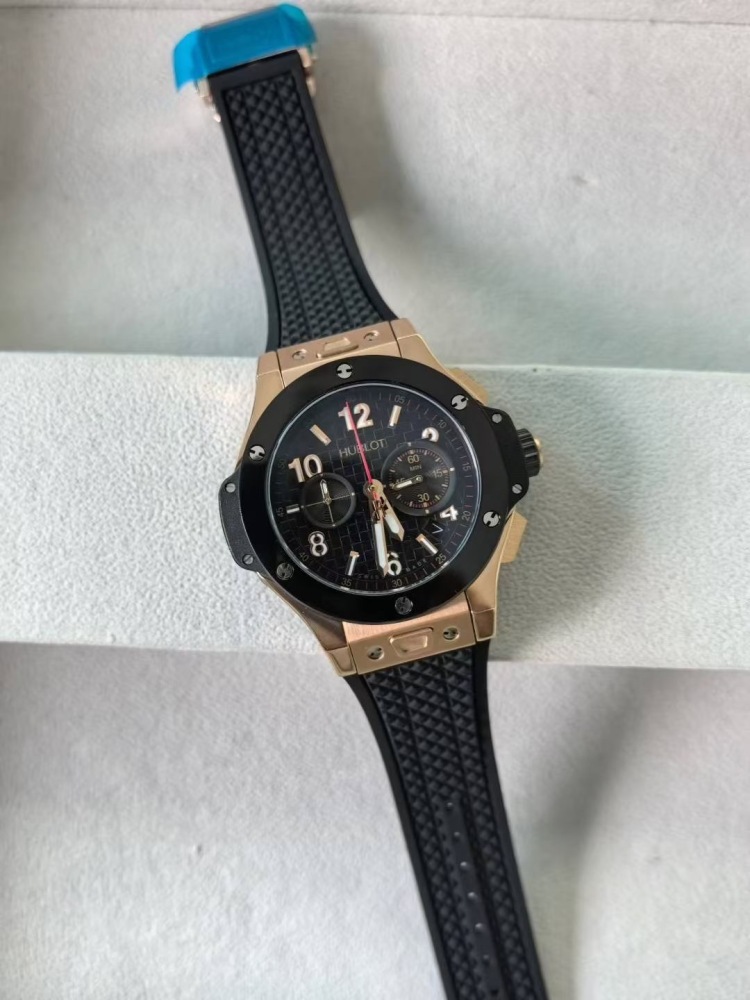 Men's Quartz Watch Chronograph 904L Stainless Steel 45mm-HB193