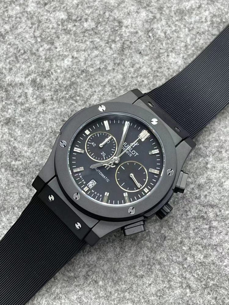 Men's Quartz Watch Chronograph 904L Stainless Steel 42mm-HB157
