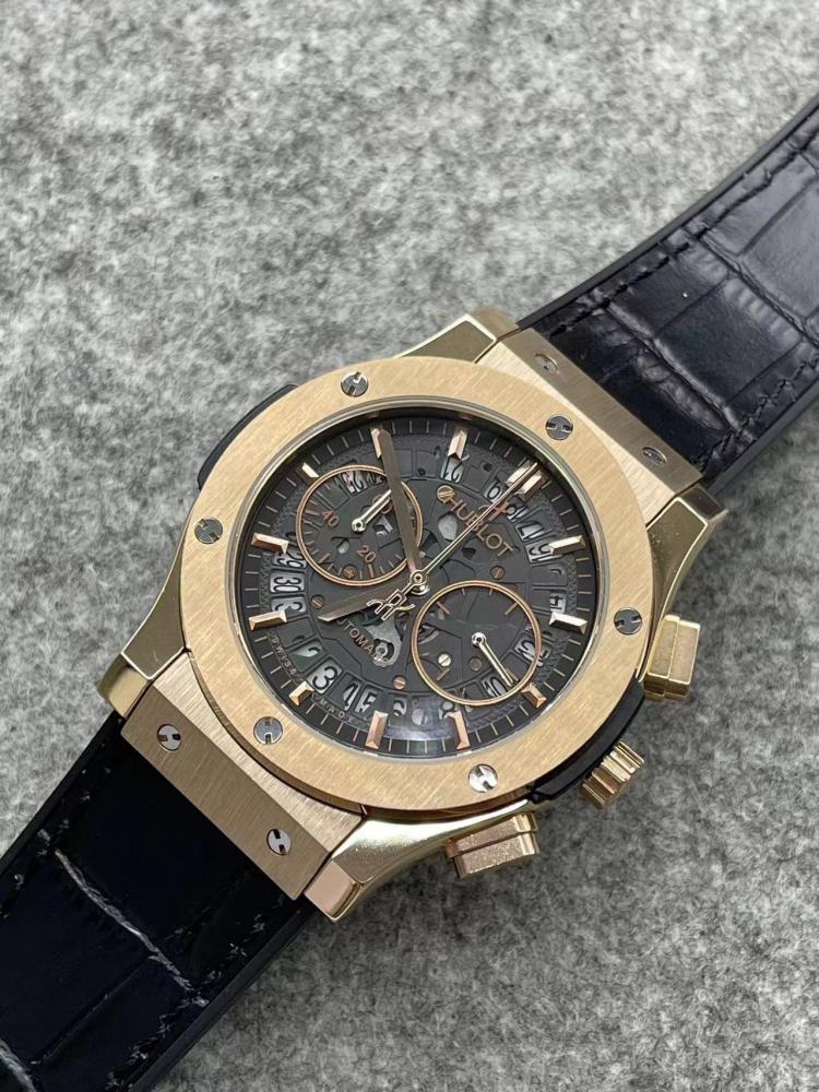 Men's Quartz Watch Chronograph 904L Stainless Steel 42mm-HB157