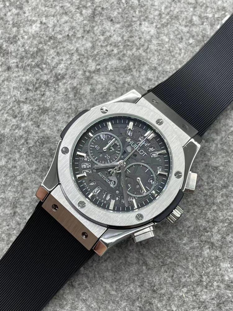 Men's Quartz Watch Chronograph 904L Stainless Steel 42mm-HB157