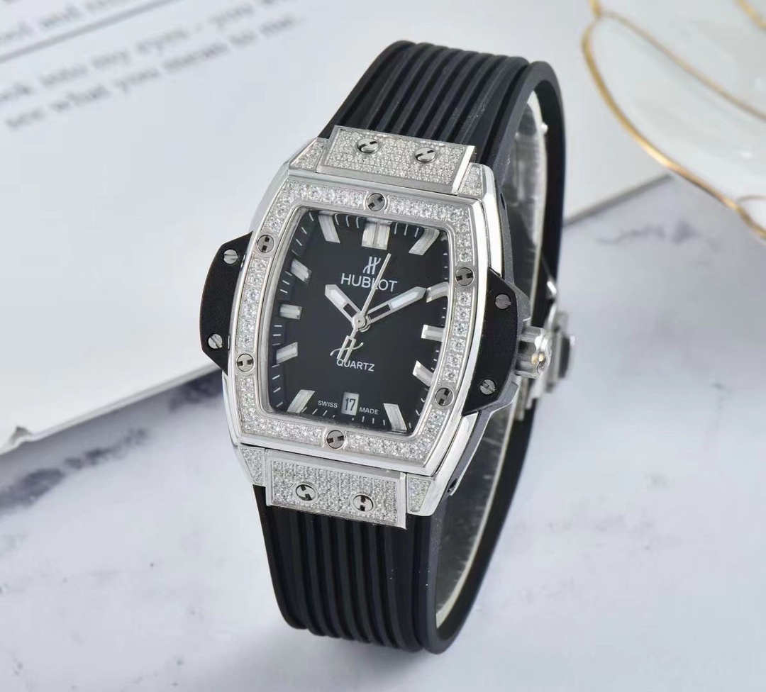 Women's  Quartz Watch Chronograph 904L Stainless Steel 36mm-HB109