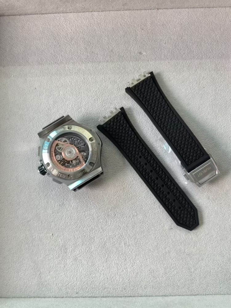 Men's Quartz Watch Chronograph 904L Stainless Steel 45mm-HB193