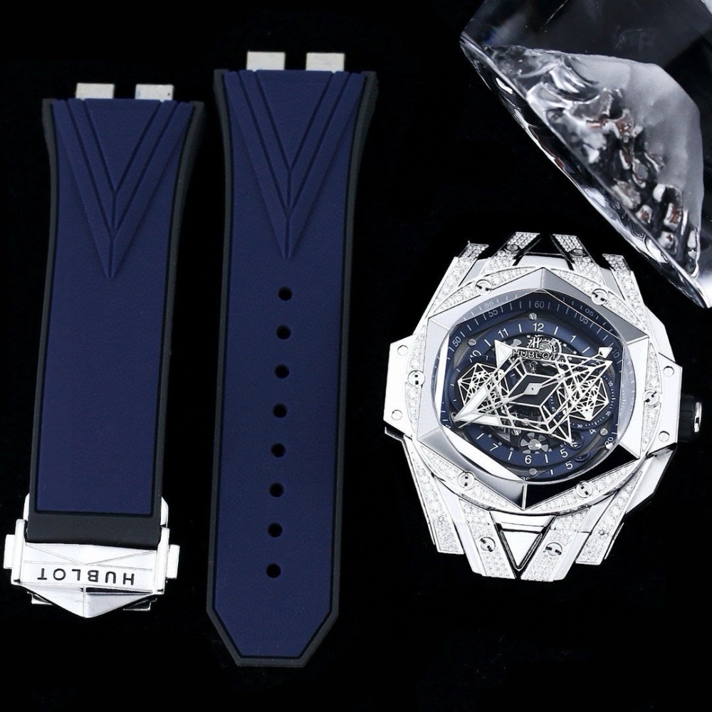 Men's Quartz Watch Chronograph 904L Stainless Steel 45mm-HB161