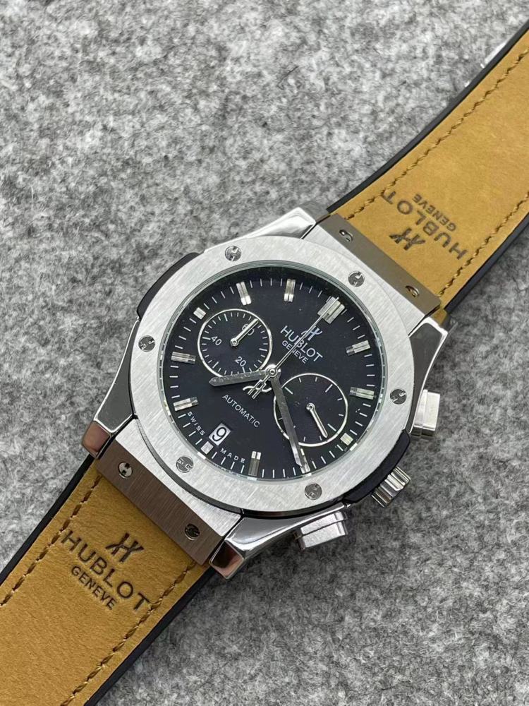 Men's Quartz Watch Chronograph 904L Stainless Steel 42mm-HB157