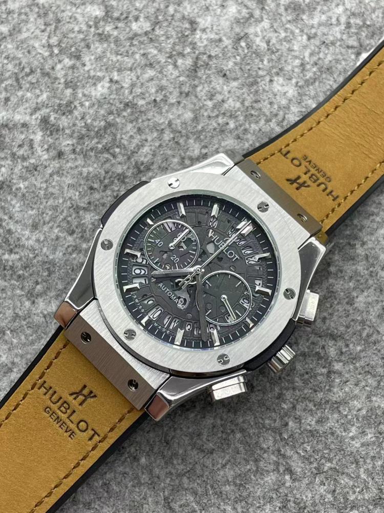 Men's Quartz Watch Chronograph 904L Stainless Steel 42mm-HB157