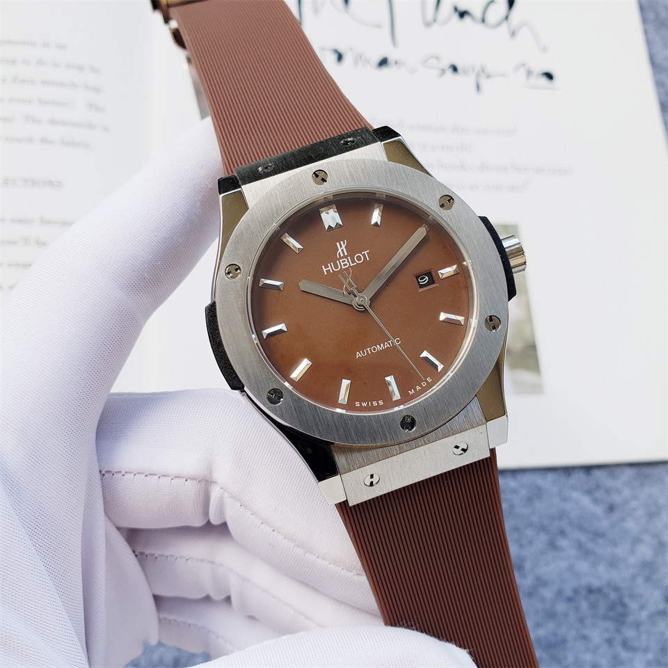 Men's Automatic Mechanical Watch 904L Stainless Steel 42mm-HB135