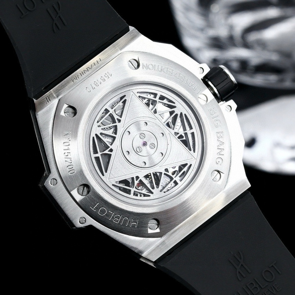 Men's Quartz Watch Chronograph 904L Stainless Steel 45mm-HB161