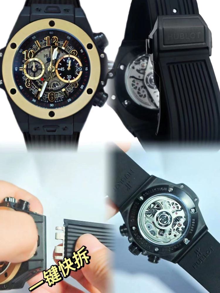 Men's Quartz Watch Chronograph 904L Stainless Steel 42mm-HB147