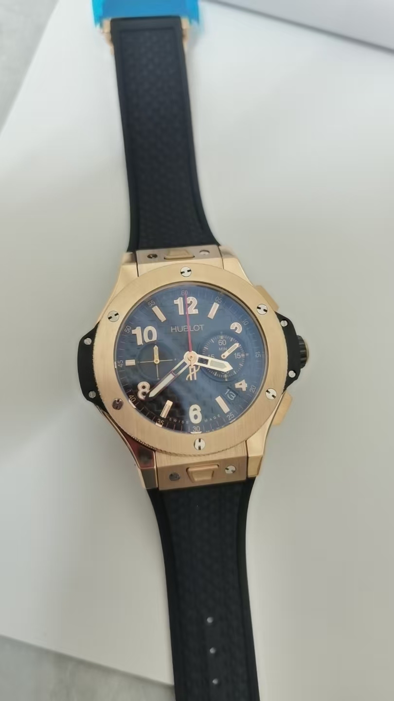 Men's Quartz Watch Chronograph 904L Stainless Steel 45mm-HB193