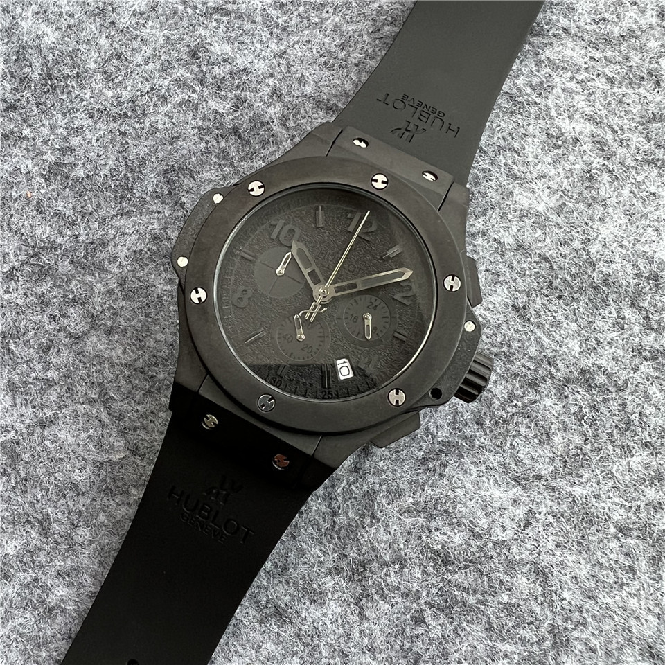 Men's Quartz Watch Chronograph 904L Stainless Steel 42mm-HB164
