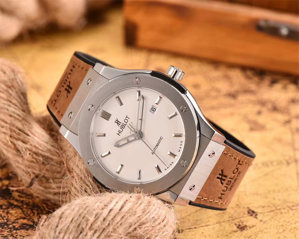 Men's Automatic Mechanical Watch 904L Stainless Steel 42mm-HB140