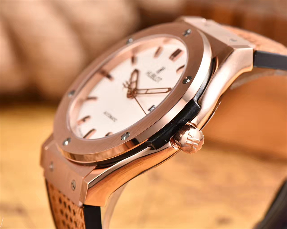 Men's Automatic Mechanical Watch 904L Stainless Steel 42mm-HB140