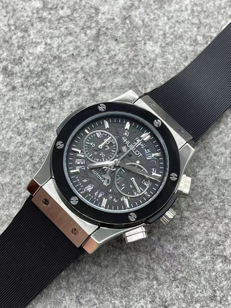 Men's Quartz Watch Chronograph 904L Stainless Steel 42mm-HB157