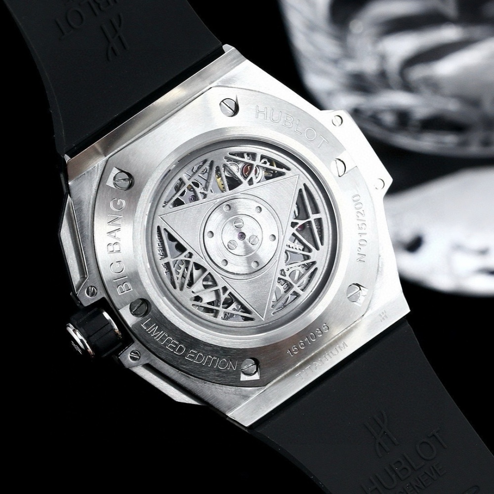 Men's Quartz Watch Chronograph 904L Stainless Steel 45mm-HB160