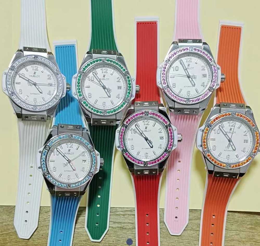 Women's  Quartz Watch Chronograph 904L Stainless Steel 38mm-HB185