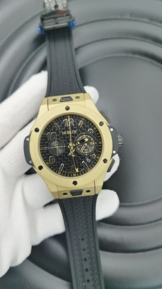 Men's Quartz Watch Chronograph 904L Stainless Steel 45mm-HB193