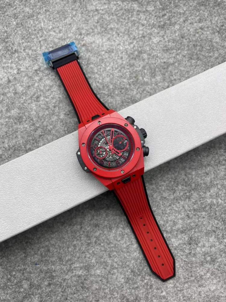 Men's Quartz Watch Chronograph 904L Stainless Steel 45mm-HB165