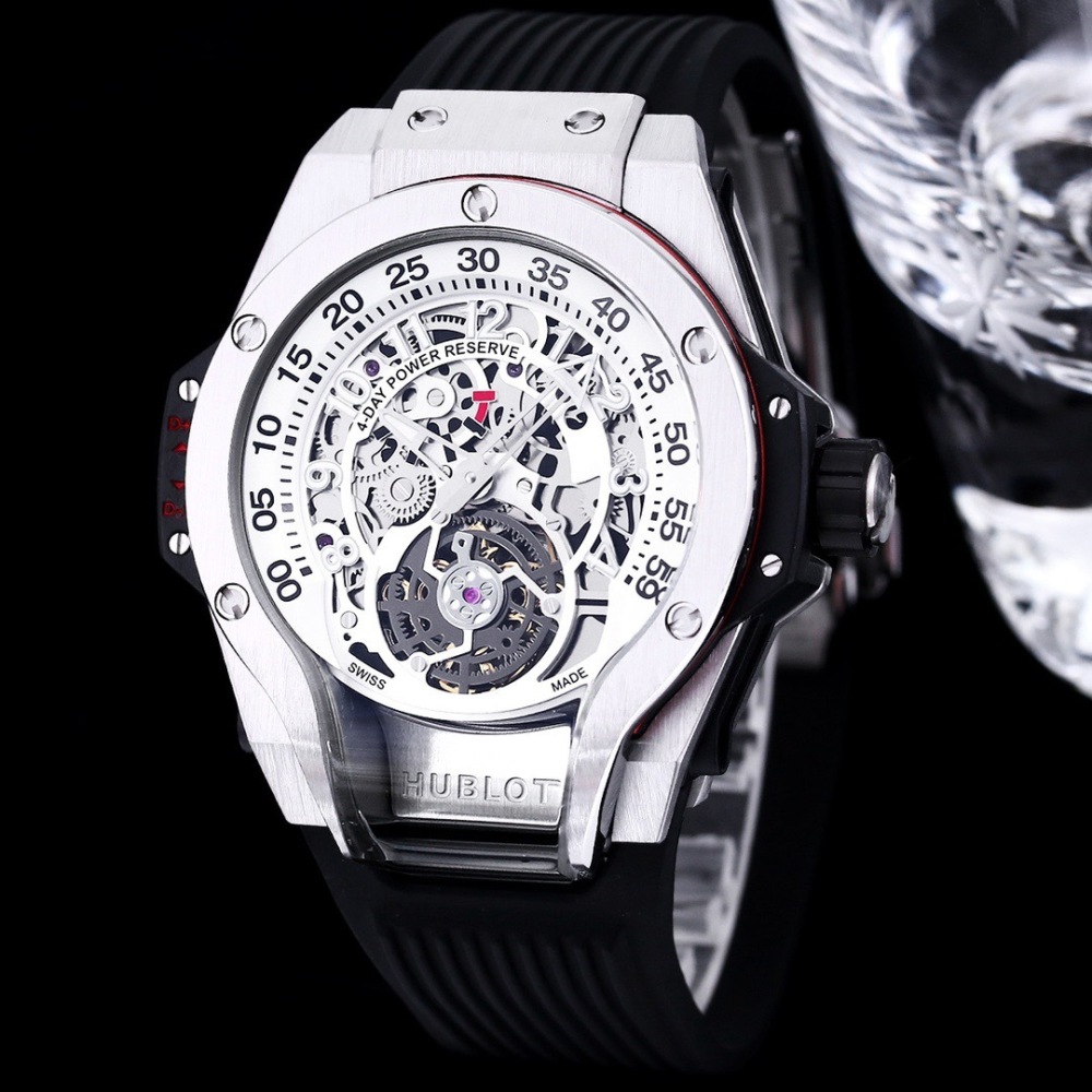 Men's Automatic Mechanical Watch 904L Stainless Steel 44mm-HB148