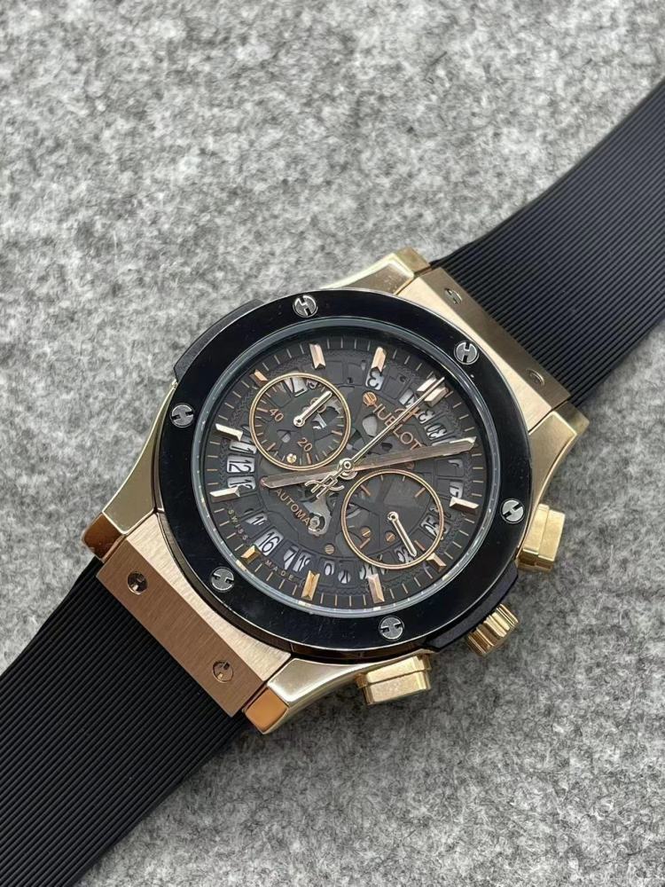 Men's Quartz Watch Chronograph 904L Stainless Steel 42mm-HB157