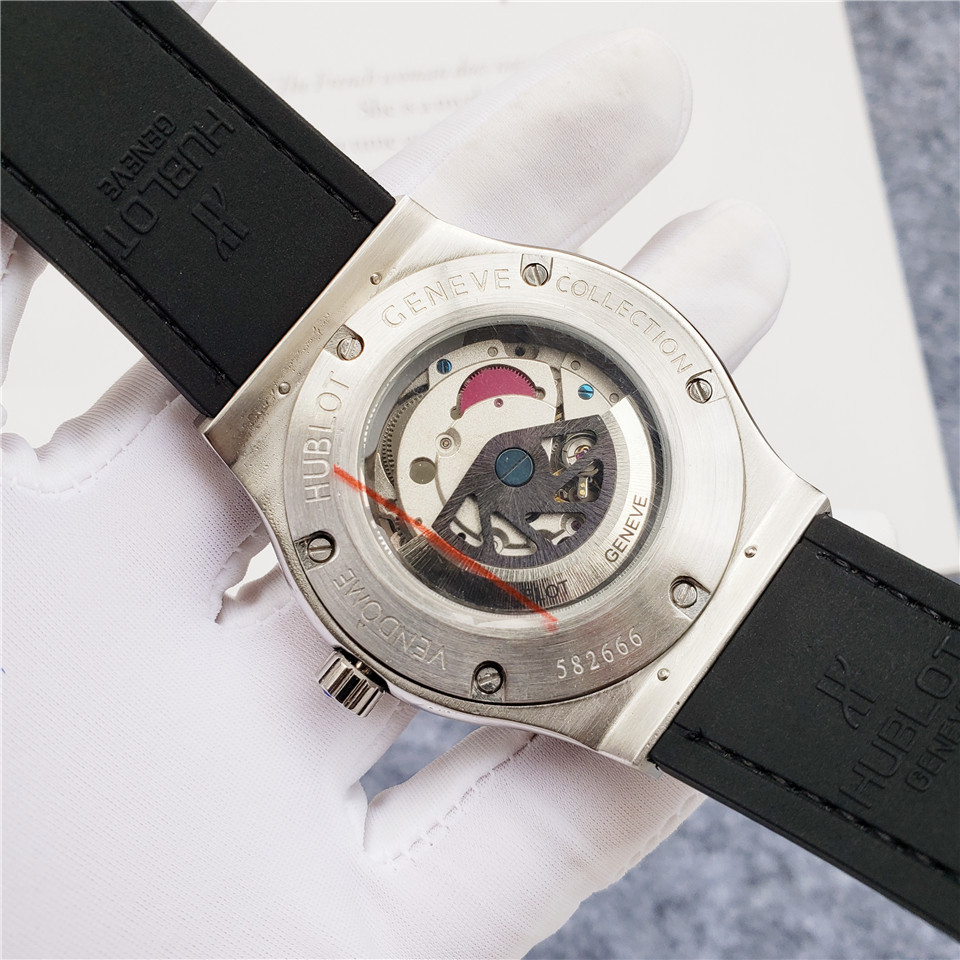 Men's Automatic Mechanical Watch 904L Stainless Steel 42mm-HB135