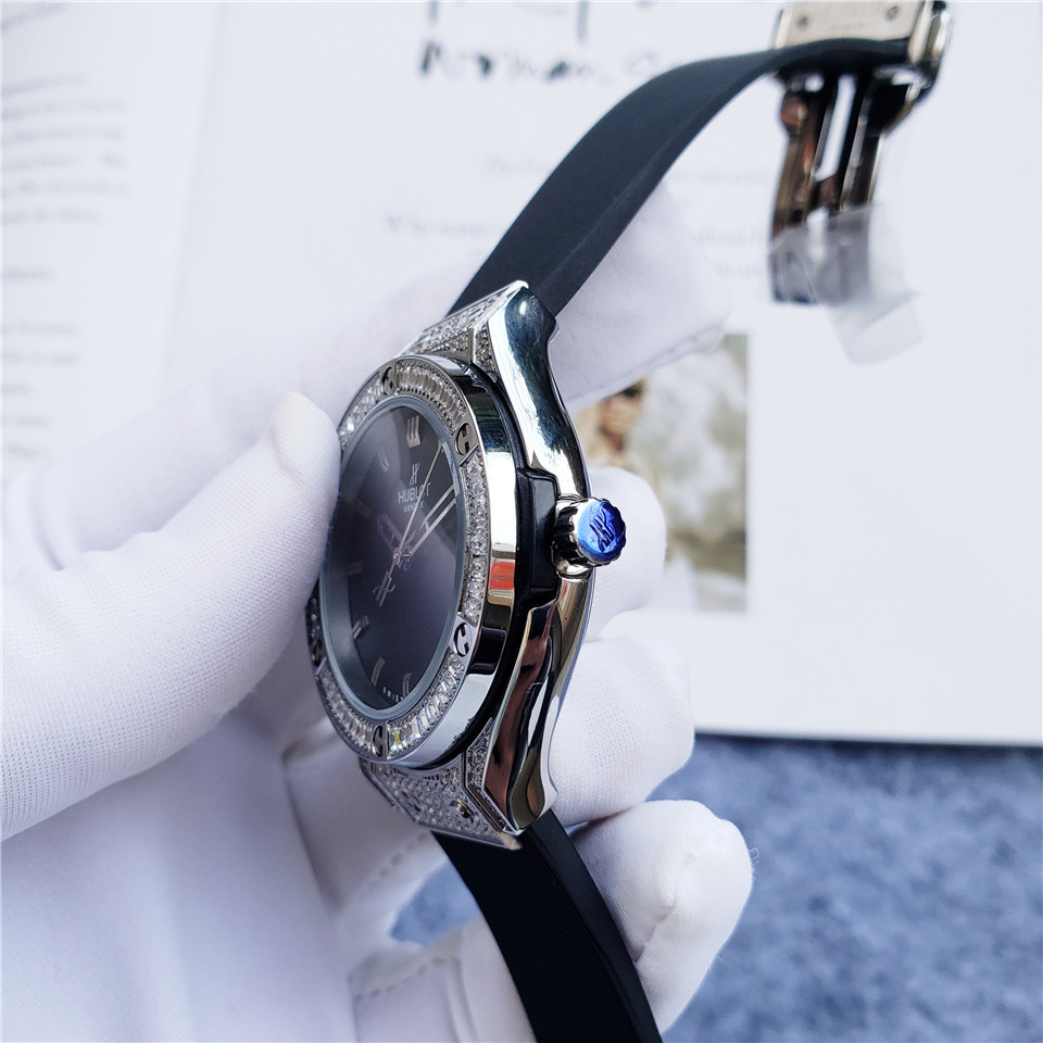 Women's  Quartz Watch Chronograph 904L Stainless Steel 34mm-HB120