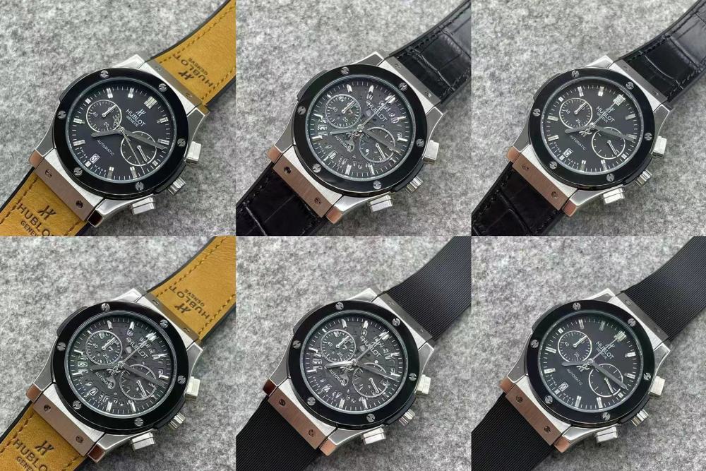 Men's Quartz Watch Chronograph 904L Stainless Steel 42mm-HB157