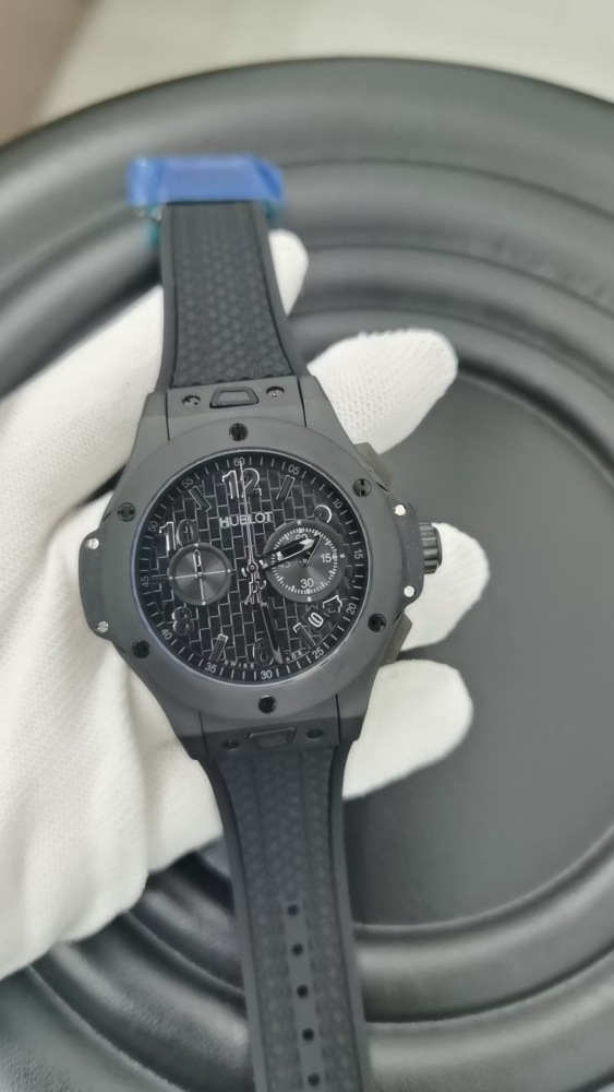 Men's Quartz Watch Chronograph 904L Stainless Steel 45mm-HB193