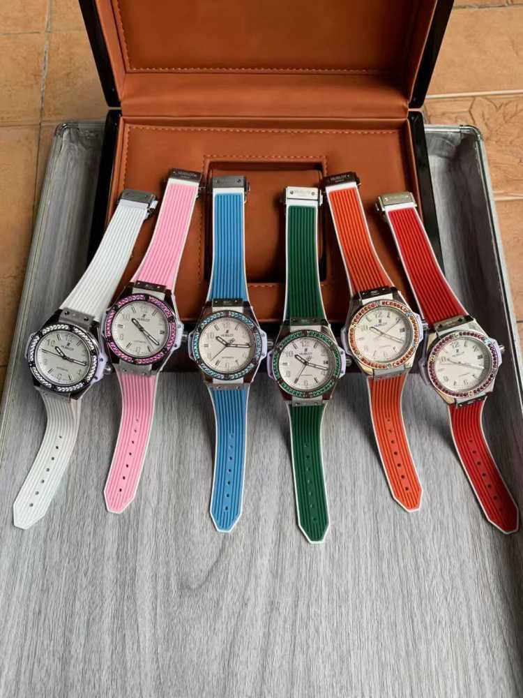 Women's  Quartz Watch Chronograph 904L Stainless Steel 38mm-HB185