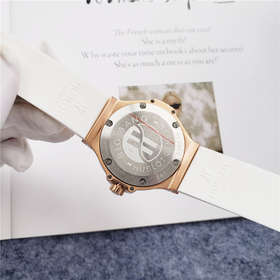Women's  Quartz Watch Chronograph 904L Stainless Steel 37mm-HB125