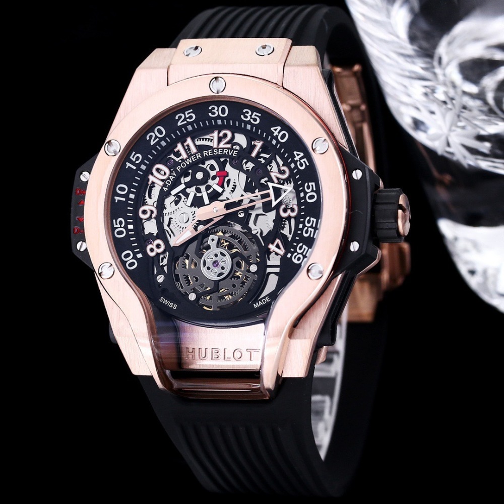 Men's Automatic Mechanical Watch 904L Stainless Steel 44mm-HB148