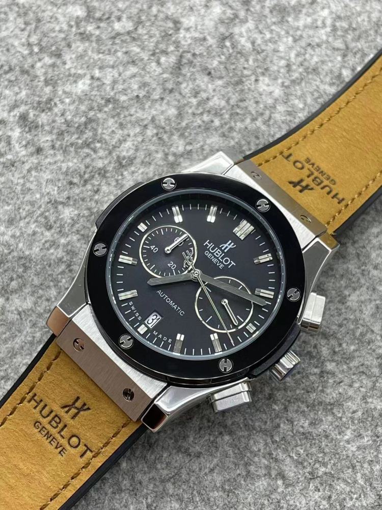Men's Quartz Watch Chronograph 904L Stainless Steel 42mm-HB157