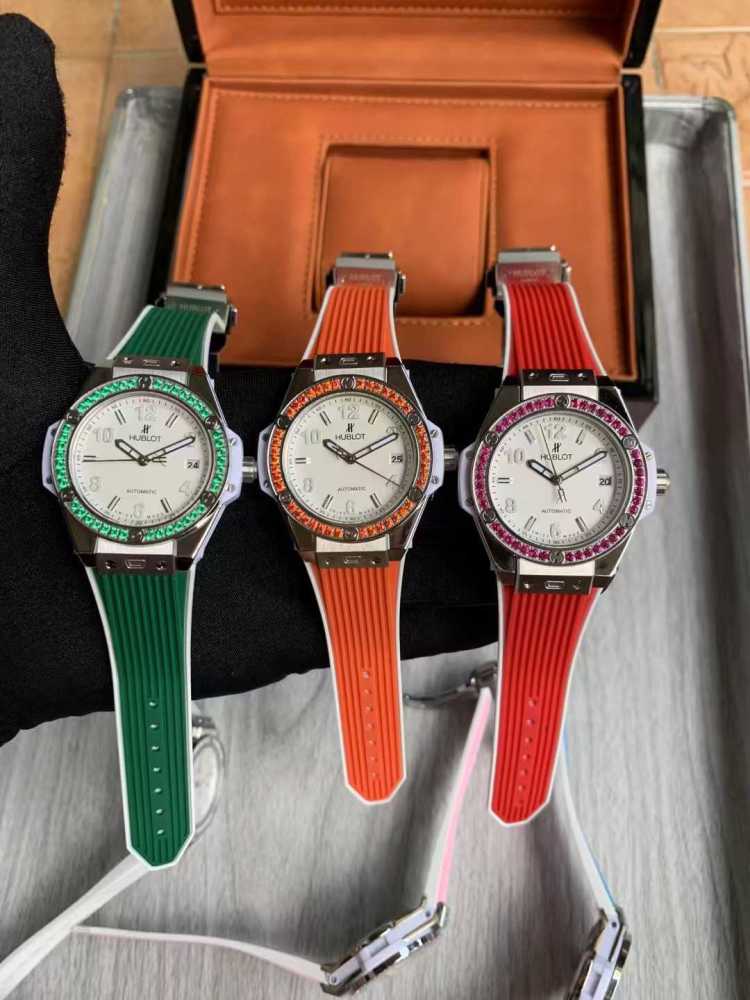 Women's  Quartz Watch Chronograph 904L Stainless Steel 38mm-HB185
