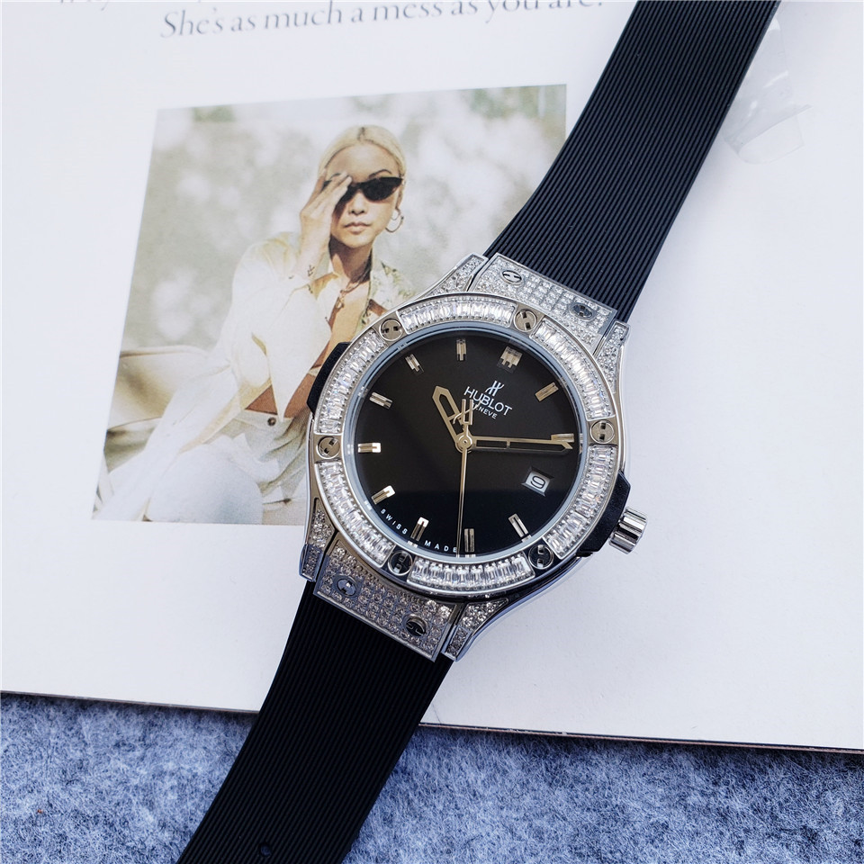 Women's  Quartz Watch Chronograph 904L Stainless Steel 34mm-HB120
