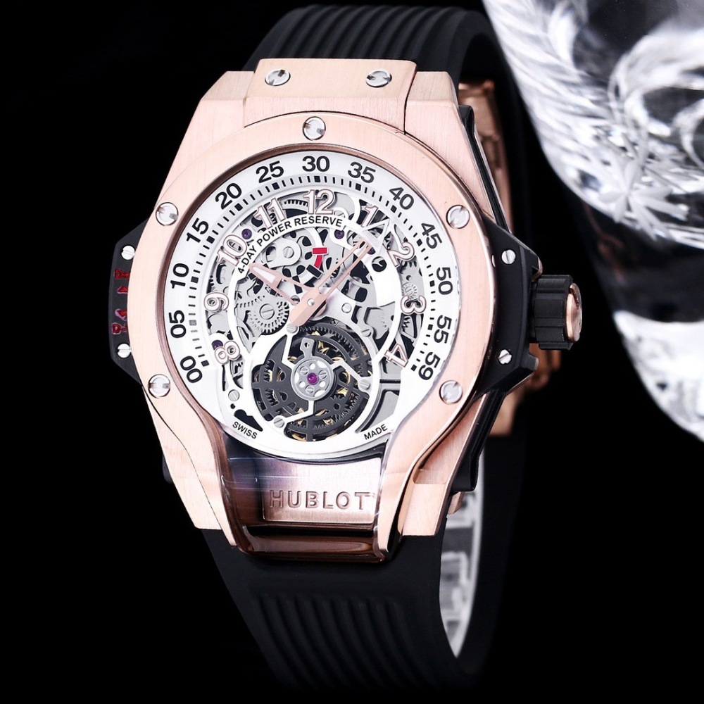 Men's Automatic Mechanical Watch 904L Stainless Steel 44mm-HB148