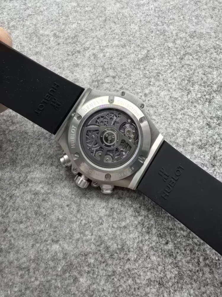 Men's Quartz Watch Chronograph 904L Stainless Steel 42mm-HB187